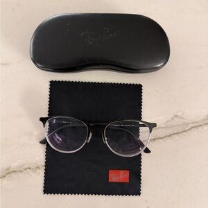 RAY BAN FRAMES ONLY EYEGLASSES RB 6375 2861 BLACK 53-18-145
